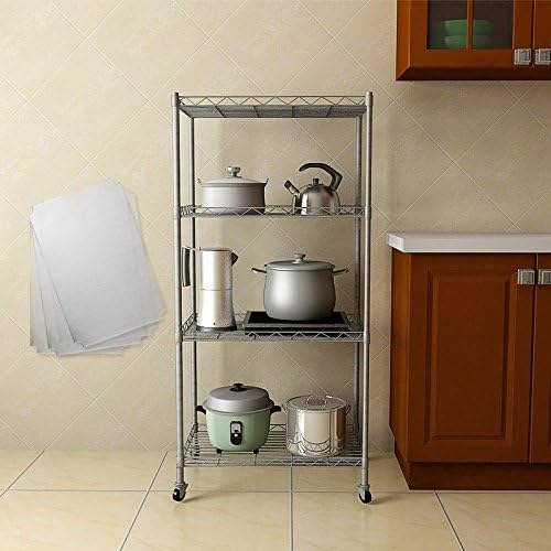 SS-Steel shelves adjustable height round the kitchen living room bathroom multi-layer racks