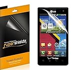 [6-Pack] SUPERSHIELDZ- High Definition Clear Screen Protector For LG OPTIMUS EXCEED VS840PP / LUCID 4G VS840 + Lifetime Replacements Warranty [6-PACK] - Retail Packaging