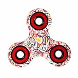 Auwer Anti-stress Fidget Hand Spinner Finger Spinner Toy Ultra Fast Bearings Durable Stress Reducer EDC Fingertip Gyro For ADD,Anxiety,Boredom and Autism Adults Children(D)