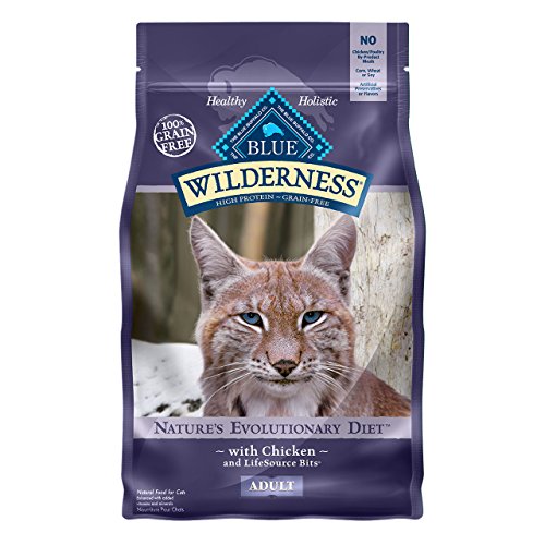 Blue Buffalo Wilderness High Protein, Natural Adult Dry Cat Food, Chicken 12-lb