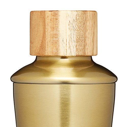Kitchen Craft Cocktail-Shaker Bar Craft 350ml mit Messingausführung in Gold, Messing, 12 x 17 x 22 cm – Bild 6