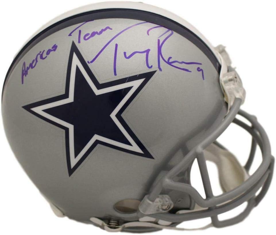 tony romo autographed football