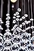 Saint Mossi K9 Crystal Rain Drop Chandelier Modern & Contemporary Ceiling Pendant Light H22 X W16 X L16 Room,Bedroom,Living Room