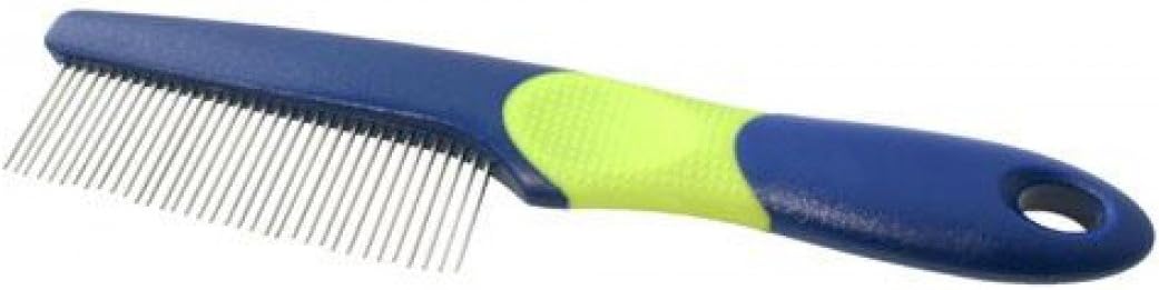 Fine Dog Comb with Rotating Anti Tangle Pins