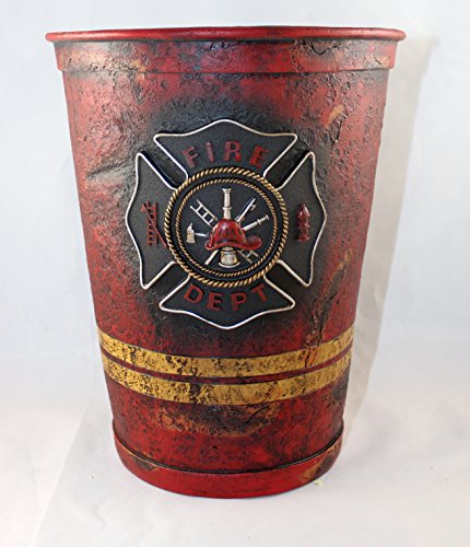 sss Firefighter Bathroom Wastebasket