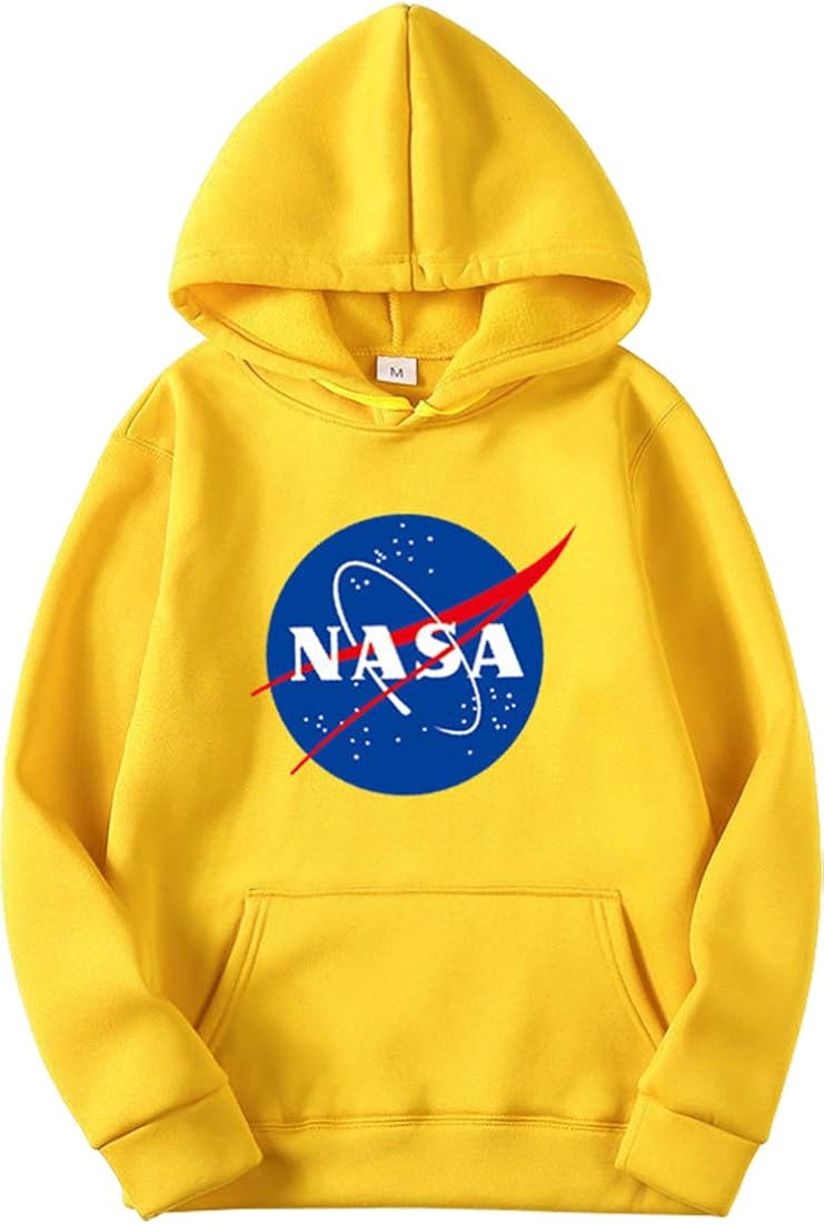 Yellow nasa hoodie Clearance