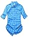 Match Women's Long Sleeve Button Down Collar Shirt (Large, 2005 Checks#7)