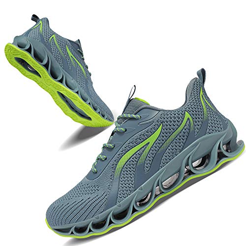 MOSHA BELLE Mens Athletic Walking Shoes Lightweight Tennis Slip On