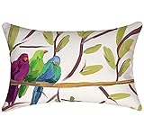Rectangular Throw Pillow Cover Lumbar Pillow Case Flocked Together 12 X 18 Inch Outdoor/ Indoor Pillow Case Fast Shipping From USA by B.