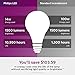 Philips LED Non-Dimmable A19 Frosted Light Bulb: 1500-Lumen, 5000-Kelvin, 14-Watt (100-Watt Equivalent), E26 Base, Daylight, 6-Pack