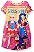 DC Comics Big Girl's Dc Super Heroes Short Sleeve Nightgown Pj, Pink, 10/12