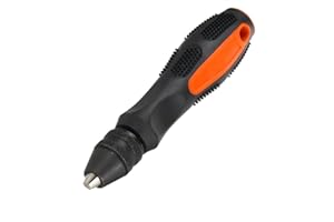 Yuentoen Vise Hand Drill, Hand Twist Drill Handheld Adjustable Pin Vise Drill Bit Chuck 0.5‑8mm Clamping Range, for Manually 