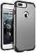 iPhone 7 Plus Case, E LV SHOCK ABSORPTION / HIGH IMPACT RESISTANT Full Body Hybrid Armor Protection Defender Case Cover for Apple iPhone 7 Plus - [GUN METAL / BLACK]