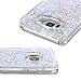 Galaxy S8 Plus Case, Caka Galaxy S8 Plus Liquid Case Luxury Bling Flowing Liquid Floating Glitter Sparkle Love Heart Case for Samsung Galaxy S8 Plus - (BluePink)