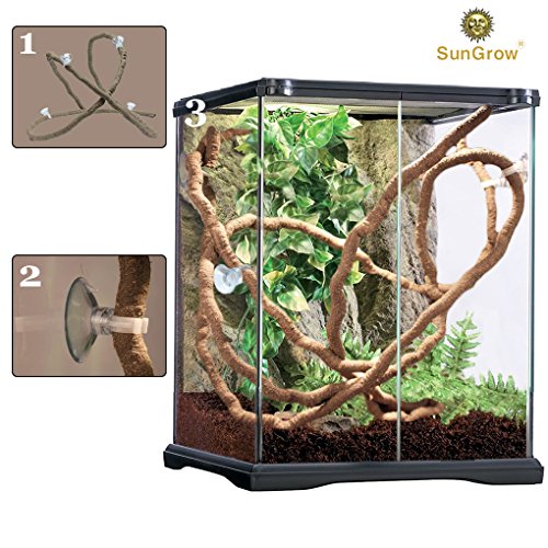 image for SunGrow 6 feet Animal Vine --- Twistable, Bendable Branch - Creates Na