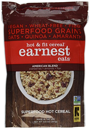 Earnest Eats Hot and Fit Cereal American Blend, 12.6 Ounces (Pack of 3)