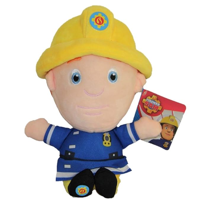 Feuerwehrmann Sam Plüsch Figur 28 cm Plüschtier - Sega Plush Stofftier, Feuerwehrmann Sam Jones