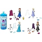 Disney Frozen Snow Color Reveal Small Doll & Accessories, 6 Surprises Include Character Figure Inspired by Disney Movies