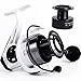 YONGZHI Fishing Reels Spinning Reel for Freshwater 13 +1 BB Light Weight Ultra Smooth Powerful with Free Spare Graphite Spool（FB4000/FB5000）