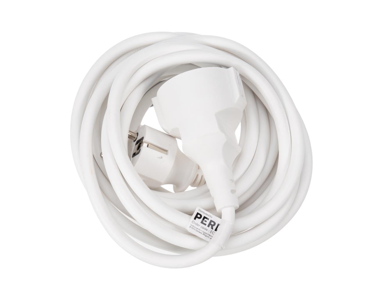 Perel EC05-G 5m Extension Cable - White