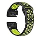 YOOSIDE for Fenix 5X/5X Plus Watch Band,26mm Easy Fit Soft Silicone Quick Release Replacement Band Strap for Garmin Fenix 3/3 HR/Fenix 5X/5X Plus/D2/ Descent Mk1,Fit Wrist 6.1