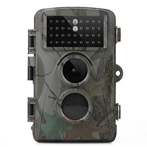 Hunting Camera, TEC Bean 12MP 1080P Full HD Trail Camera Infrared Wildlife Camera with Night Vision up to 65FT, 2.3 Inch LCD Screen and IP56 Waterproof Game Cam for Wildlife Monitoring