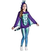 Amscan Kids Turquoise & Purple Mystical Dragon Costume Set - Toddler (2) - Enchanting, Comfortable & Fun for Perfect Fantasy Adventures