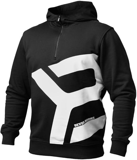 Better Bodies Brooklyn Zip Hoodie Black Amazon De Sport Freizeit