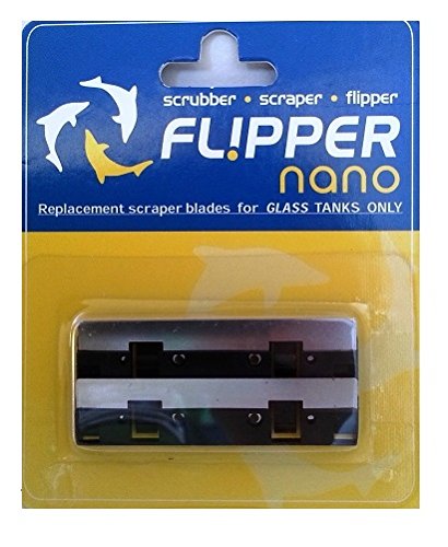 Flipper 2-Piece Replacement Stainless Steel Blade for Nanoglass Tanks