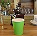 Yes!Fresh Hot Party Paper Cups, 8 Ounce, 50 Count, Multiple Colors (Green)