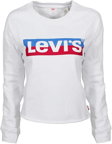 levi's graphic raw cut sweatshirt
