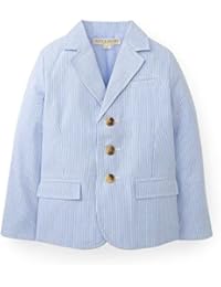 Hope & Henry Boys Blue Seersucker Suit Jacket