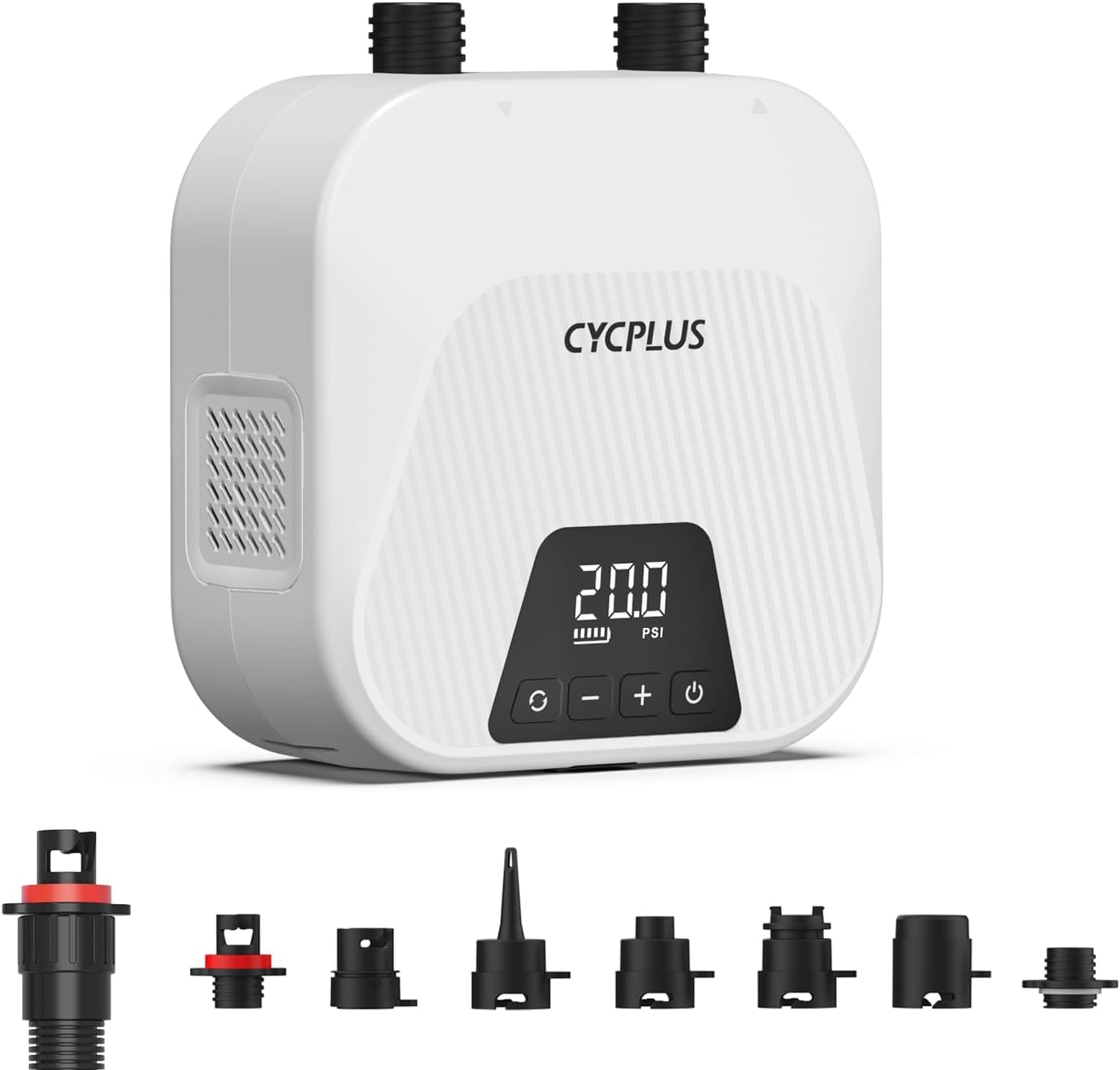 Photo 1 of CYCPLUS 20PSI High Pressure Smart SUP Air Pump, Rechargeable Battery-Powered, Intelligent Dual Stage Inflation & Deflation, Auto-Off Air Pump for Stand Up Paddle Boards,Surfing Kite, Tent, Mattress