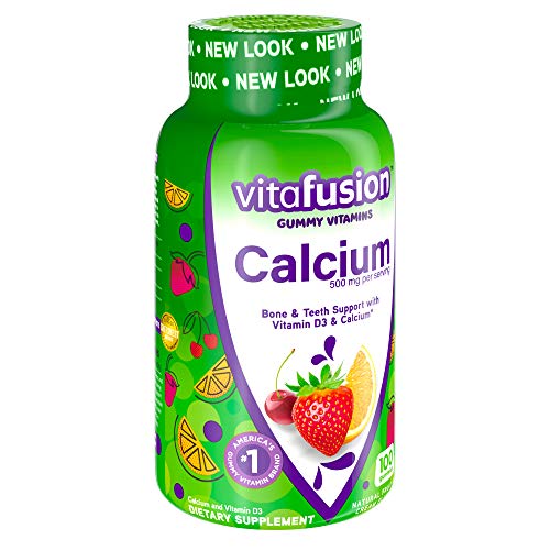 vitafusion Chewable Calcium Gummy Vitamins for Bone and Teeth Support