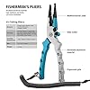 Booms-Fishing-X5-Aluminum-Fishing-Pliers-Resistant-Saltwater-for-Cutting-Braid-Line-and-Remove-Hooks-with-Coiled-Lanyard-and-Belt-Holder-Sheath