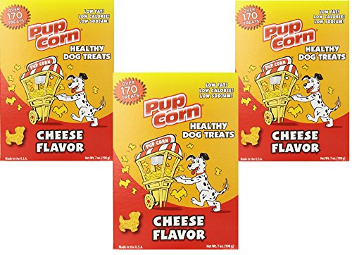 Sunshine Mills Pup Corn Cheese Flavored Dog Treat,7-ounce (Pack of 3)