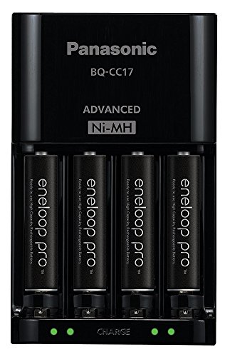 Panasonic-eneloop-Advanced-Individual-Battery-Charger-with-4-LED-Charge-Indicator-Lights