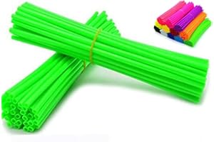 Aura Naturel Bicycle Spoke Skins Wraps BMX MTB Kids Road Mountain Bike Colorful Wheel Decoration-72 Pcs