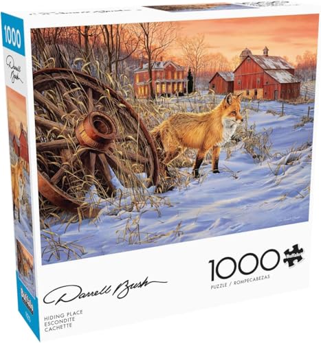 Buffalo Games – Darrell Bush - Hiding Place - 1000 Piece Winter Jigsaw Puzzle -…