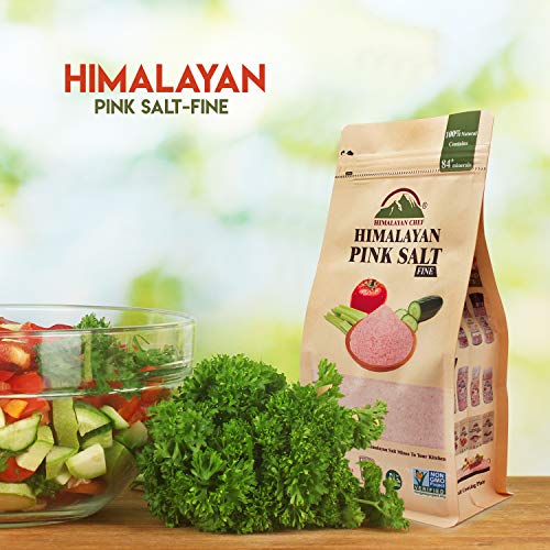 Himalayan Chef Pink Himalayan Salt, Fine Grain - 1 lbs (1 Pound Bag) - Image 5