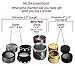 Herb Under Microscope Exterior XL Herb Grinder. Pollen Catcher. 4-piece 2.5x2.75. Bonus Smell Proof Bag. Aircraft Aluminum. 5-Year Warranty