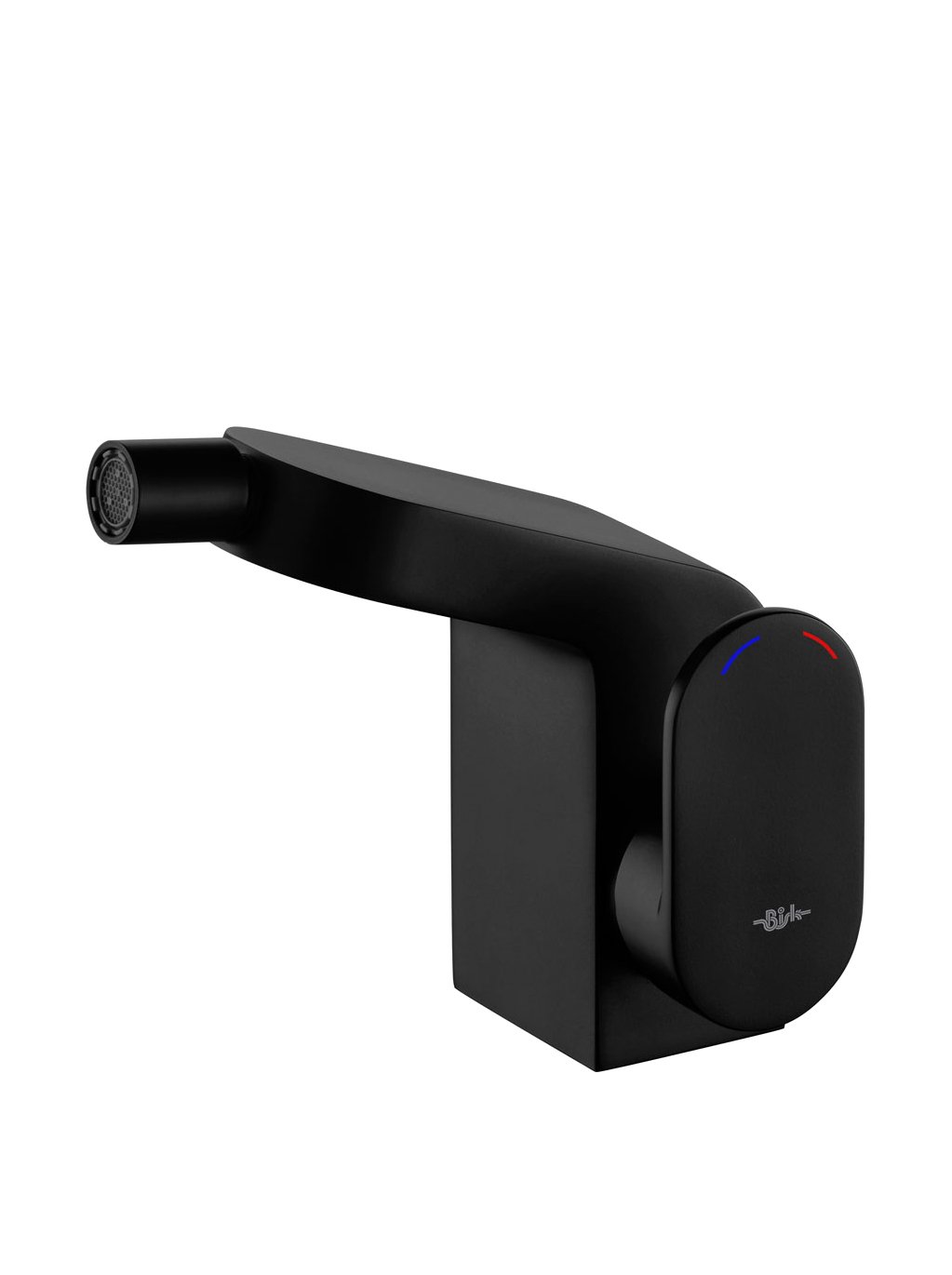 Futura De Luxe Black Single Lever Bidet Mixer Tap 8.3x13x15cm