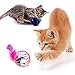 GDPet 10 Piece Including Cat Teaser Wand Interactive Feather Toy Fluffy Mouse Mylar Crinkle Balls Catnip Pillow for Kitten/Kitty