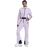 GSOU SNOW Ski Suit Women Snowsuit Slim One Piece Jumpsuit Snow Jackets Waterproof Winter Windproof Outdoor Sports Warm