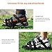 TACKLIFE Lawn Aerator Shoes, Updated Stiffened Sole Design,4 Aluminum Alloy Buckled Lawn Sandals - GAS1A