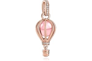 VALGACLS Mom Wife Daughter Love Heart Wedding Rings Charms 925 Sterling Silver Charms for Bracelets Necklace Valentine's Day Mother's Day Jewelry Charm for Women