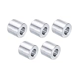 uxcell 5pcs Aluminum Spacer 3/8" Bore x 3/4" OD x
