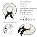 Yshare Women Big Bowknot Straw Sun Hat Floppy Foldable Roll up UV 50+ Beach Cap (Color-2)