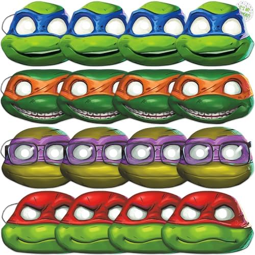 Máscara De Raphael De Tortugas Ninja | Disfraz De Rol Inspirado En Mutant Mayhem | Regalo Perfecto Para Fans De TMNT De 4 A 7 Años