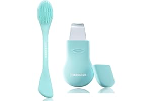 Blackhead Remover Tool,Silicone Face Scrubber, 2 in 1 Nose Scraper for Deep Cleansing,Skin Scrubber Face Spatula, Nose Blackh